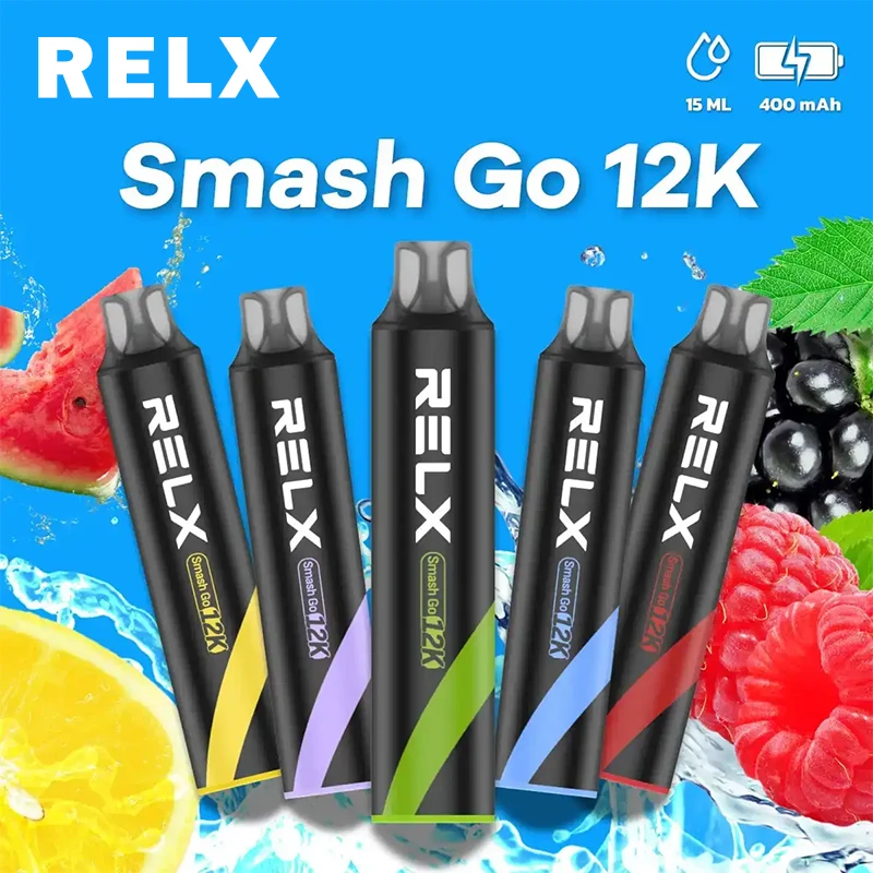 RELX 悅刻 Smash Go 12000 一次性電子煙 小黑條